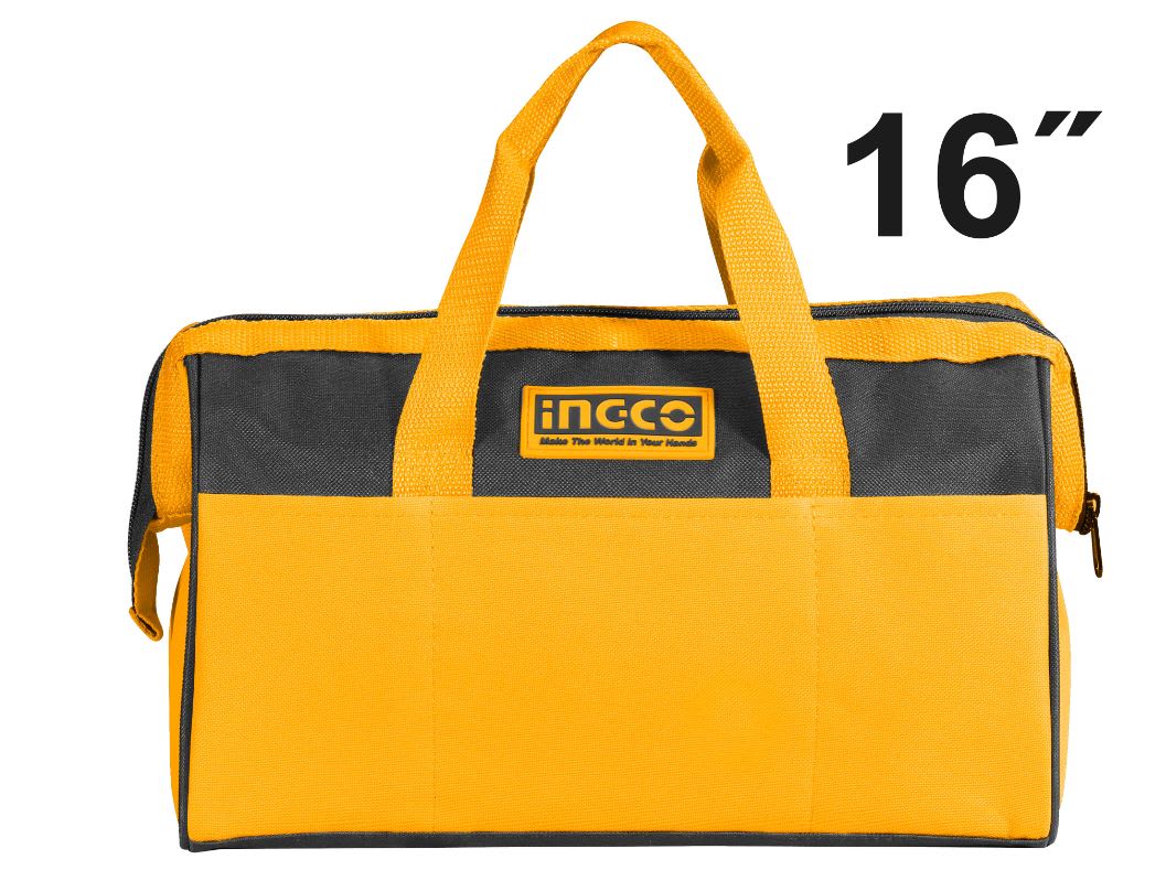 BOLSO DE HERRAMIENTAS 14 BOLSILLOS 16´´ INGCO (HTBG28161)