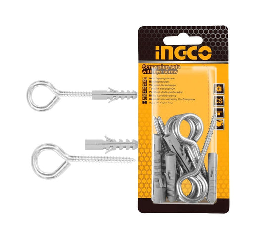 CANCAMO ABIERTO 5MM CON TARUGO 8X40MM 6UNID INGCO (HWSPK5012)