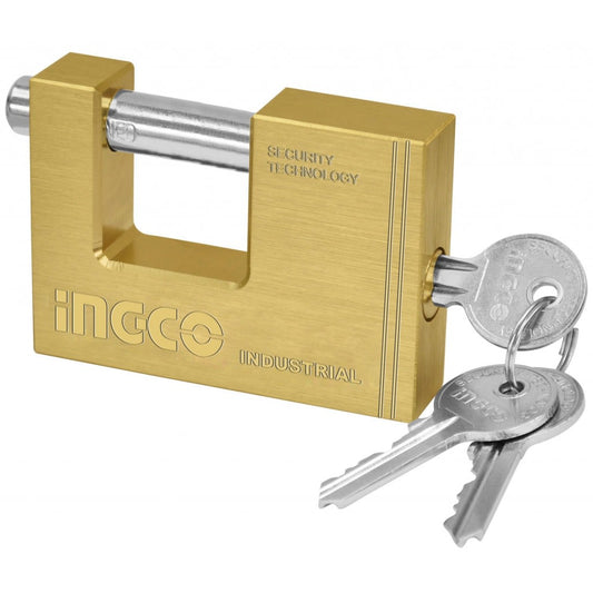 CANDADO DE SEGURIDAD BLOQUE TIPO C INDUSTRIAL 90MM INGCO (DBBPL0902)
