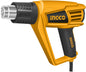 PISTOLA DE CALOR 2000W INGCO CON CONTROL DE TEMPERATURA DIGITAL (HG20082-1)