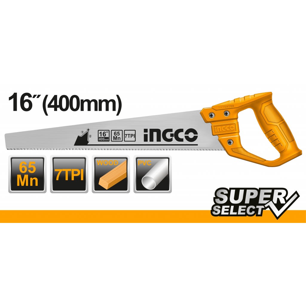 SERRUCHO CARPINTERO 16´´ INGCO (HHAS48400)