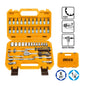 SET DADOS Y CHICHARRA INDUSTRIAL 46 PIEZAS 1/4´´ INGCO (HKTS14462)