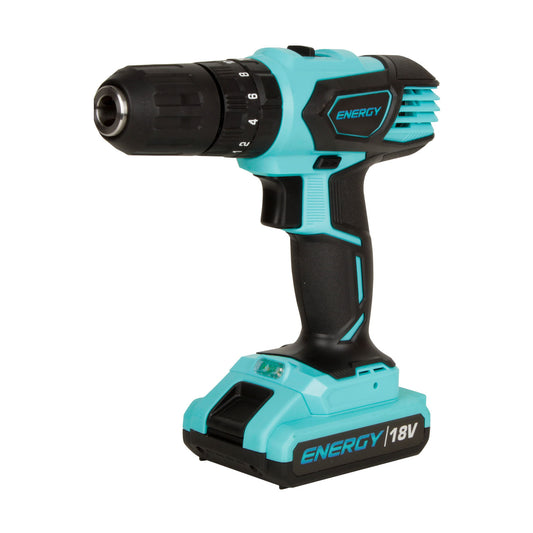 TALADRO PERCUTOR 13MM 18V INALAMBRICO ENERGY (ID13/1/18 C1)