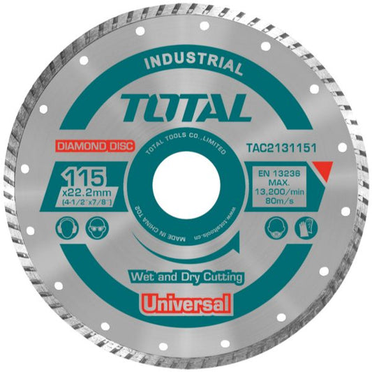 DISCO PULIR TURBO SEGMENTADO TOTAL 4 1/2´´ X 20MM (TAC2411151)