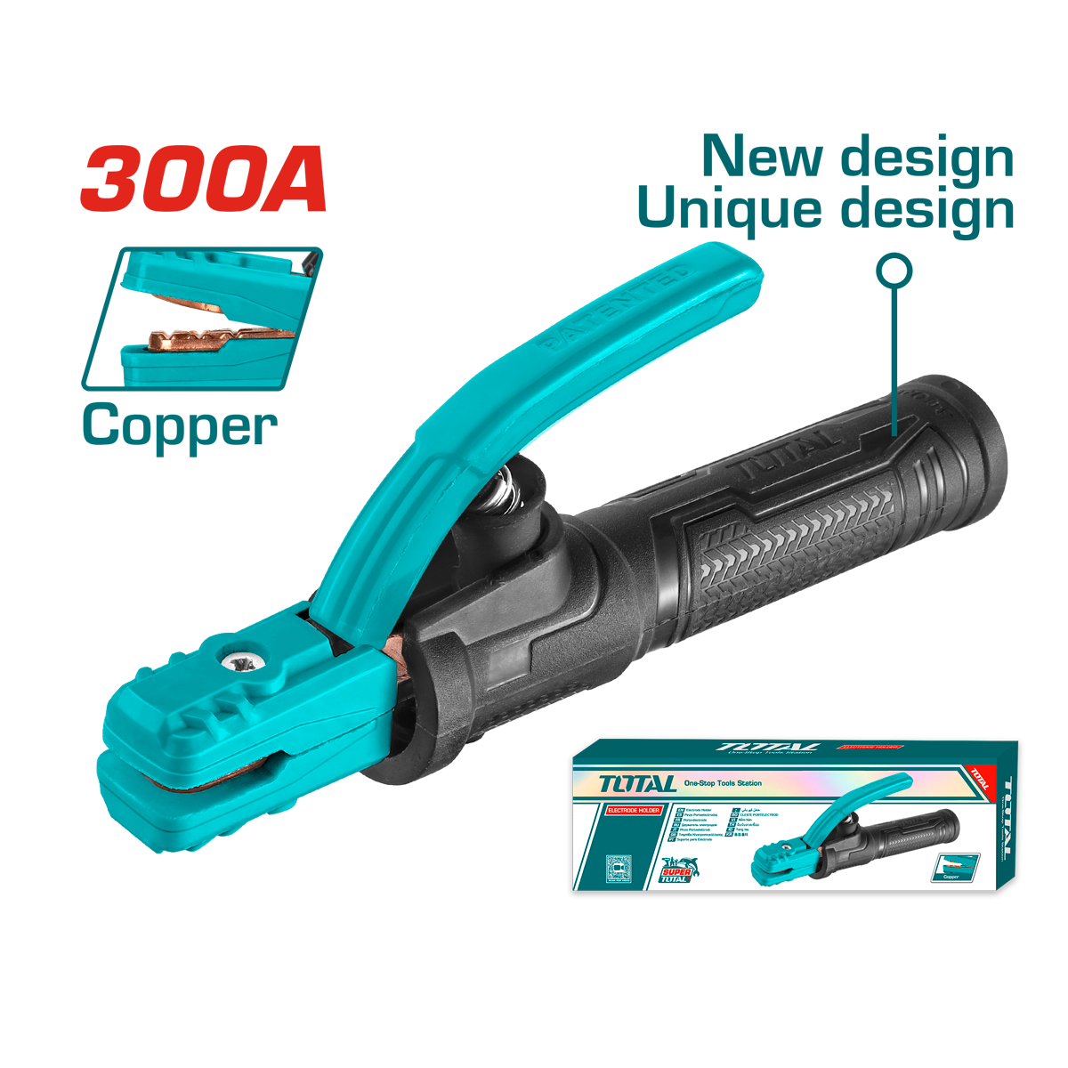 PORTAELECTRODO TOTAL CORRIENTE 300A (TWAH3006)