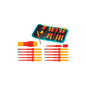 JGO DESTORNILLADOR INTERCAMBIABLE POR 12 PCS PARA ELECTRICISTA TOTAL (THKISD1201)