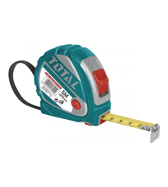 HUINCHA - CINTA METRICA DE ACERO TOTAL 5M - 25MM (TMT126052)