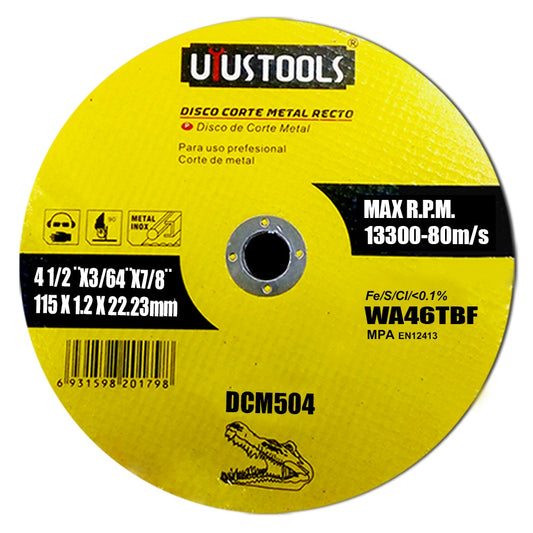 DISCO CORTE METAL 9 x 1.6 x 22.2 UYUSTOOLS (DCM509)