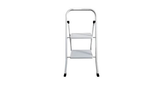 ESCALERA DE TIJERA ACERO 150KG 2 PELDAÑOS MIRLO ( JZ916-2B)