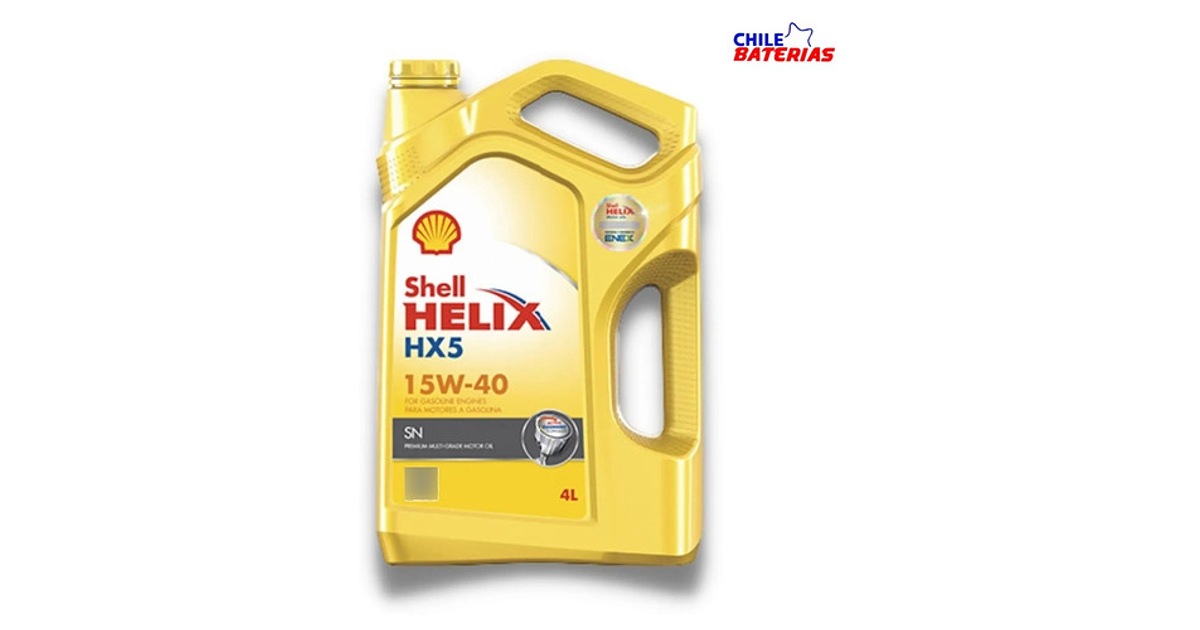 SHELL HELIX HX5 15W-40 B-4 LTS.