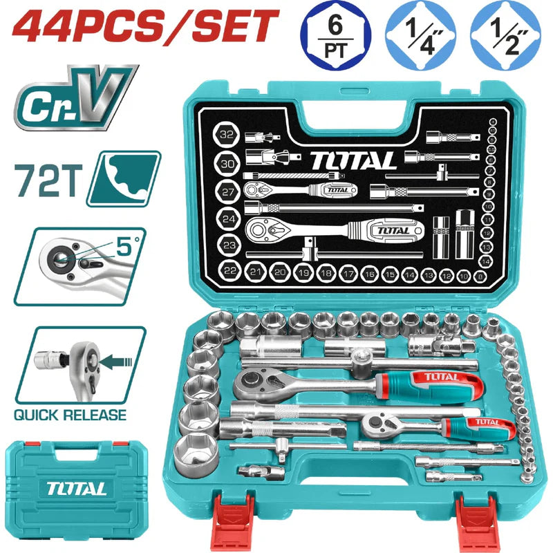 JUEGO DE DADOS TOTAL 44 PIEZAS + CHICHARRA (THT421441)