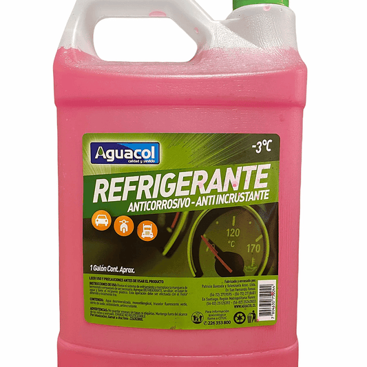 REFRIGERANTE COOLANT -1 AGUACOL ROJO B-4L