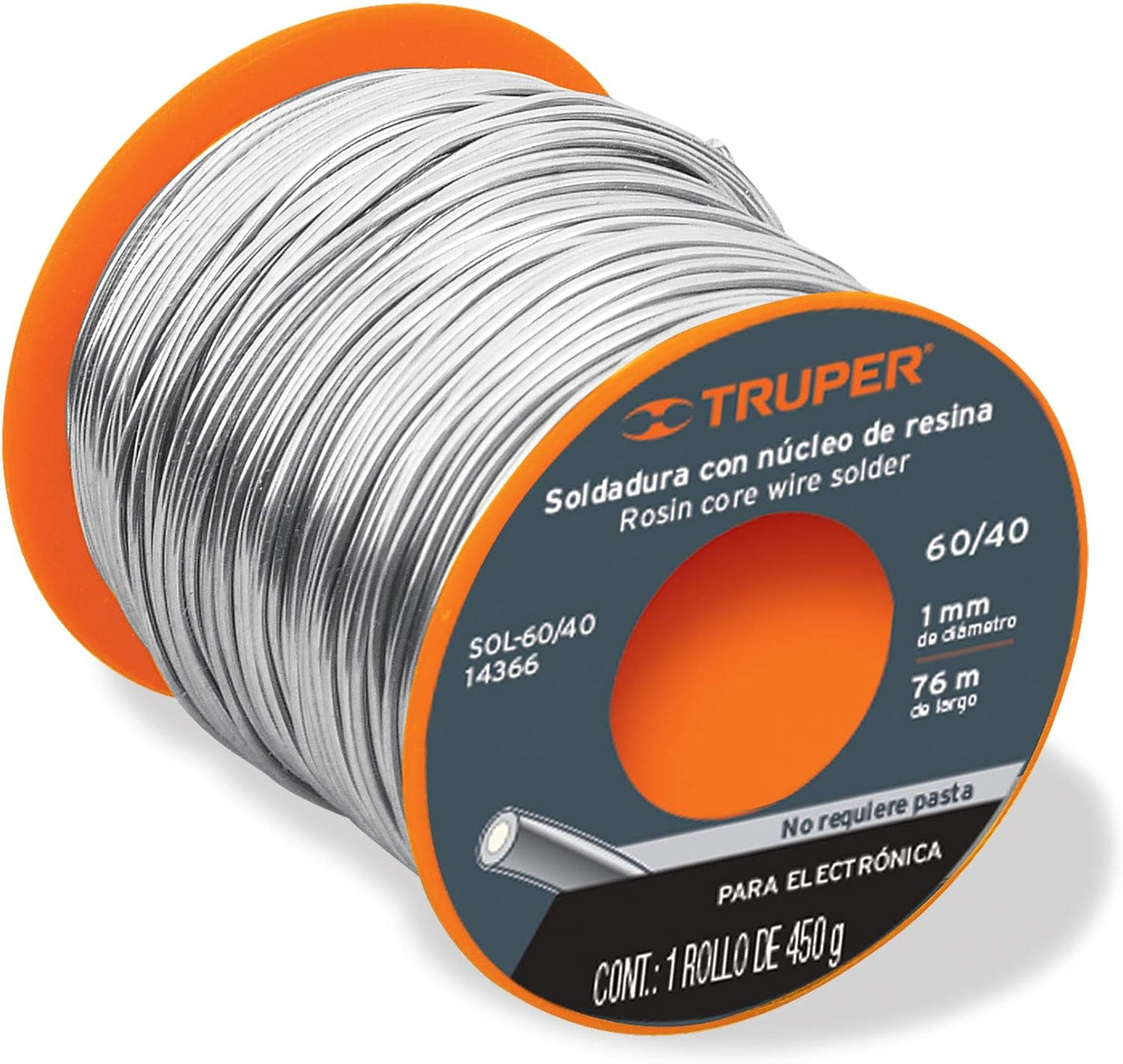 SOLDADURA TRUPER CON NUCLEO DE RESINA 60/40 (SOL-60/40)