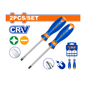 SET REMOVEDOR DE MOLDURAS 2 PIEZAS 5-9MM WADFOW (WSS1602)