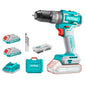 TALADRO INALAMBRICO 20V 10MM + C/BAT + C/CARG RAPIDO (TDLI20011)