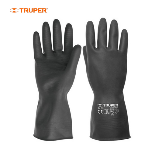 GUANTES DE LATEX TRUPER PUÑO LARGO (GU-353)