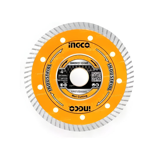 DISCO DIAMANTADO TURBO ULTRAFINO 115X0.8MM INGCO (DMD031151HT)