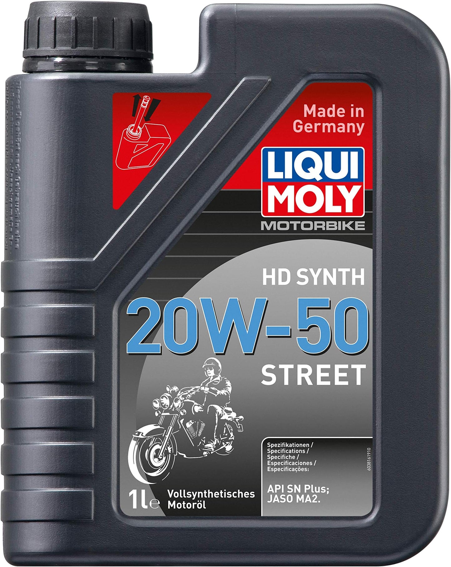 LIQUI MOLY MOTORBIKE 4T 20W-50 CIUDAD B-1 LT.