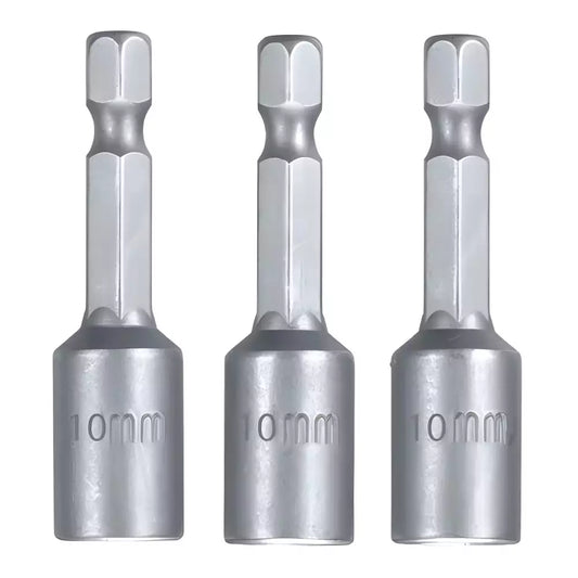 DADO HEXAGONAL MAGNETICO 3 PIEZAS 10MM-1/4'' INGCO (AMN1031)