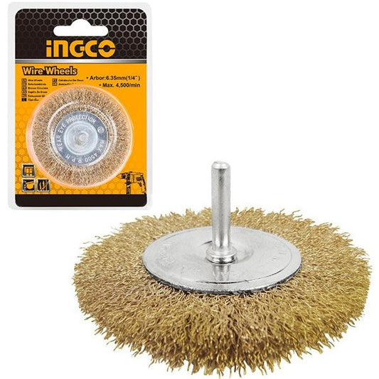 GRATA RUEDA C/VASTAGO 50MMX6MM INGCO (WB40501)