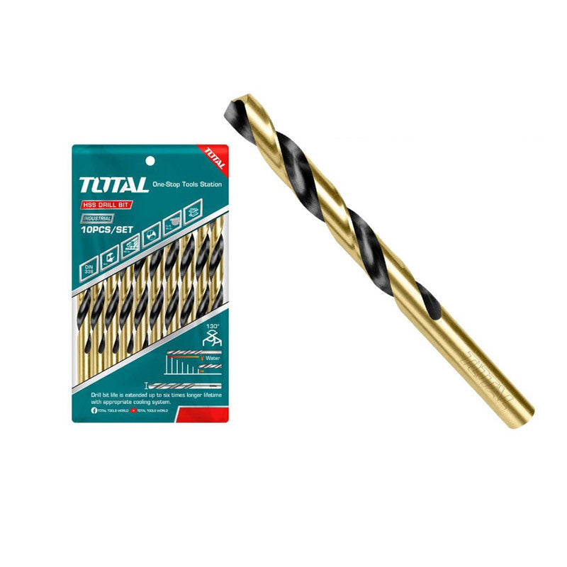 BROCA METAL HSS TOTAL 4.5MM X 75MM - BOLSO 10 PCS (TAC100453)