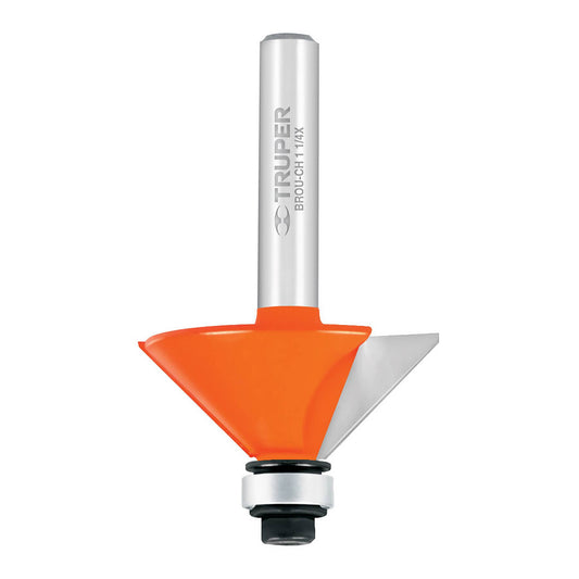 FRESA PARA ROUTER CHAFLAN CON BALERO TRUPER 1 1/4´´ (BROU-CH1-1/4X)