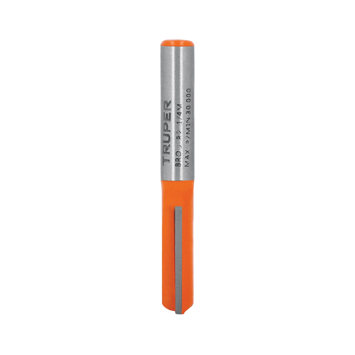 FRESA PARA ROUTER CORTE RECTO LARGO TRUPER 1/4´´ (BROU-R2-1/4L)