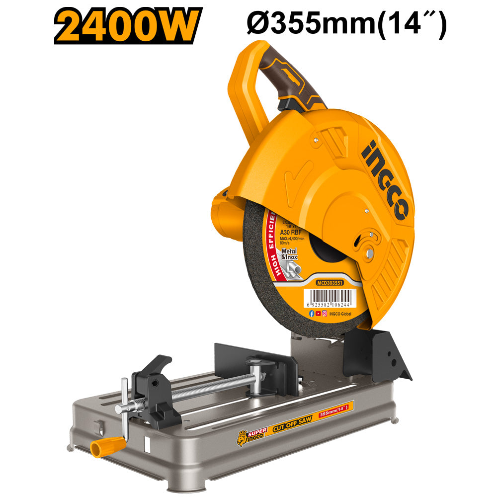 TRONZADORA ELECTRICA INDUSTRIAL 14´´ 2400W/355MM INGCO (COS243558)