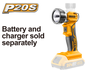 LAMPARA DE TRABAJO LED INDUSTRIAL 20V 225LUM INGCO (CWLI2001)