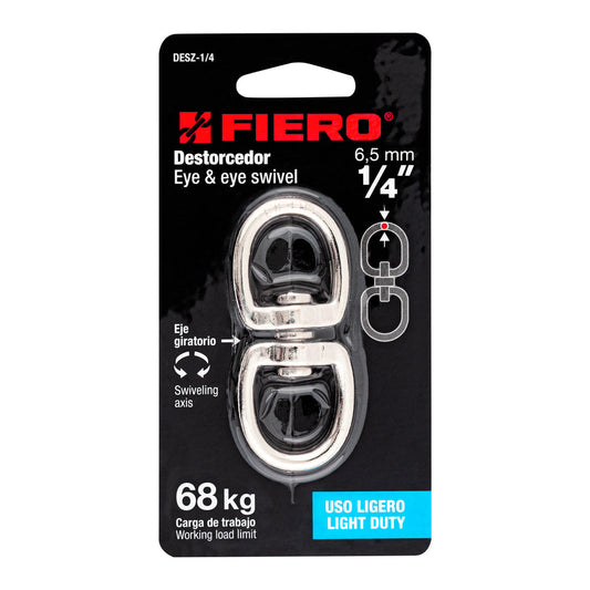 DESTORCEDOR ZINC PARA CABLE FIERO 1/4´´ (DESZ-1/4)