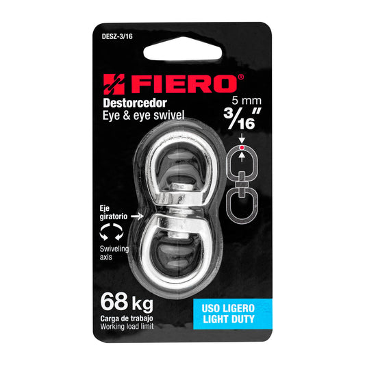 DESTORCEDOR ZINC PARA CABLE FIERO 3/16´´ (DESZ-3/16)