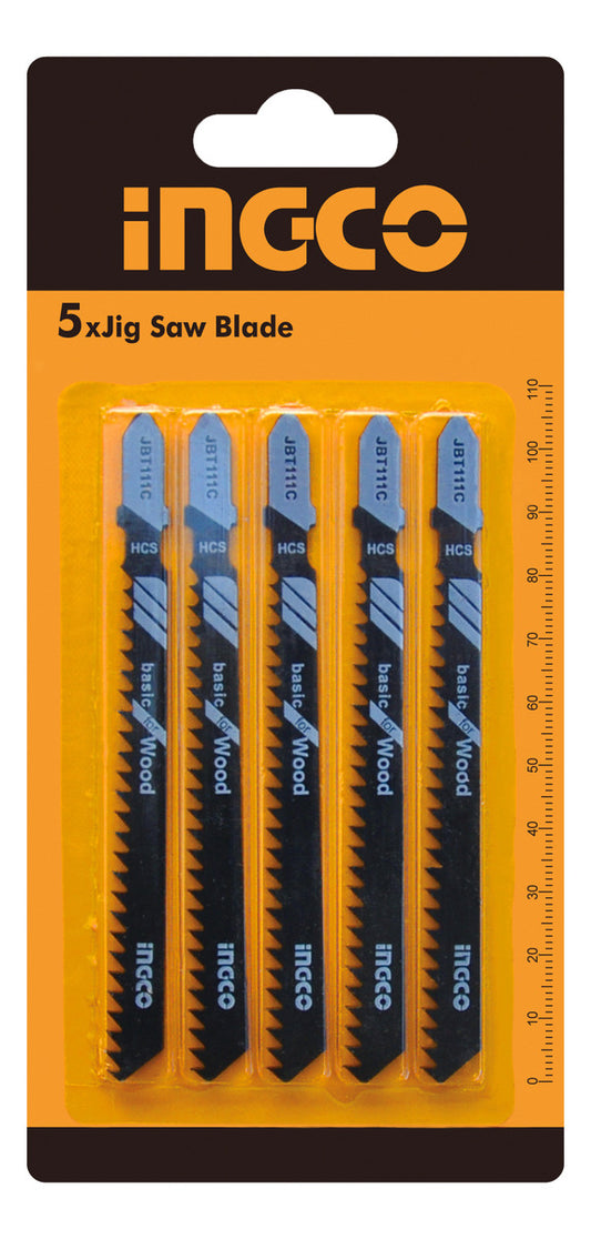 SET HOJAS DE SIERRA CALADORA 5 PIEZAS STD INGCO (JBT111C)