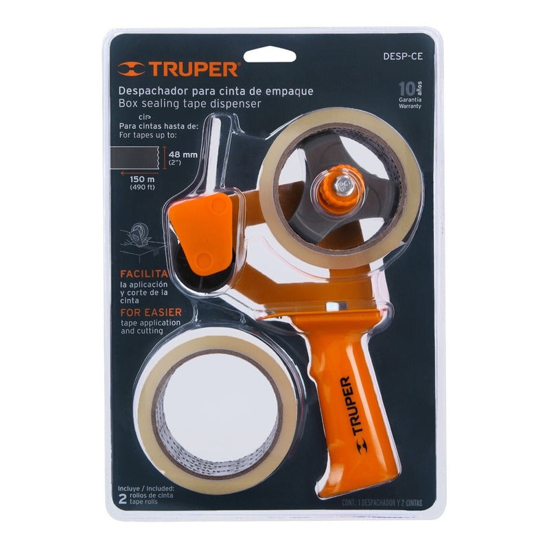 DISPENSADOR DE CINTA EMPAQUE TRUPER (DESP-CE)