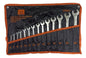 SET 14 PCS LLAVE COMBINADA MET CR-V SATIN FERRAWYY   (YOS914)