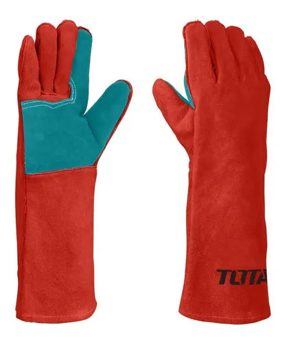 GUANTES DE SOLDAR TOTAL DE CUERO 16´´ PROFESIONAL (TSP15161)