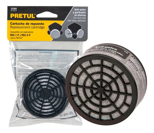 CARTUCHO PARA POLVO Y PARTICULAS PRETUL N90 (CF-PO-P)