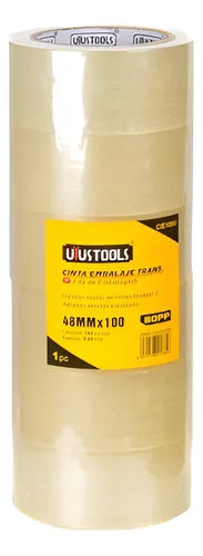 CINTA EMBALAJE TRANS 48MM90 MTS UYU (CIE100U)