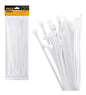PACK 100 AMARRAS PLASTICAS BLANCAS DE 400X7.2MM INGCO (HCT4001)