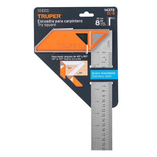 ESCUADRA CARPINTERA 8´´ TRUPER (EC-8)