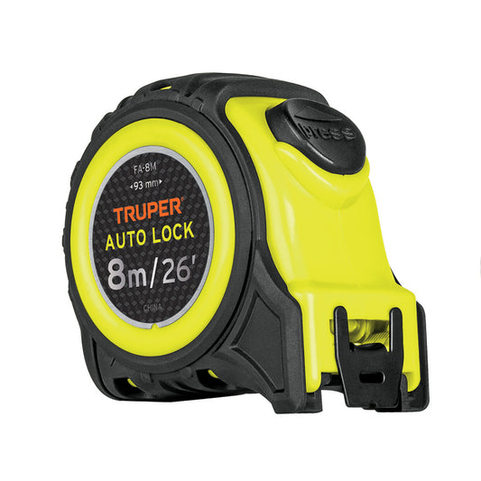 HUINCHA AUTO LOCK 8 MTS. TRUPER(FA-8M)