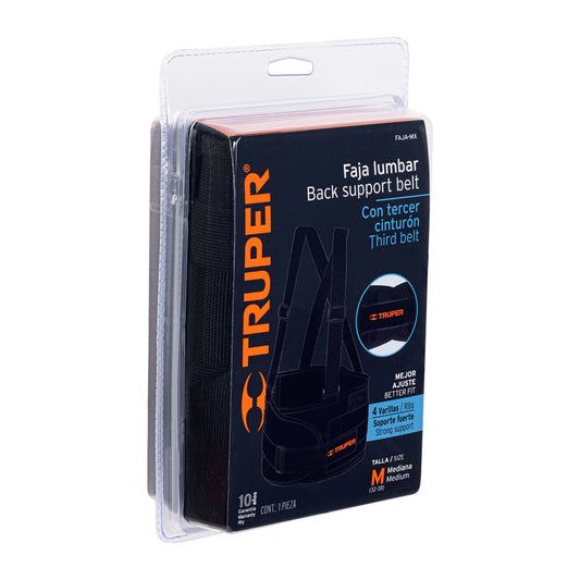 FAJA LUMBAR TRUPER TALLA M (FAJA-M)