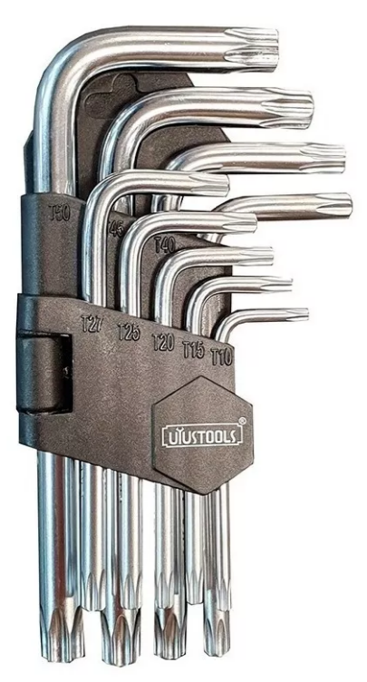 JUEGO LLAVE TORX 9 PCS T10 -T50 UYUSTOOLS  (DEC901)