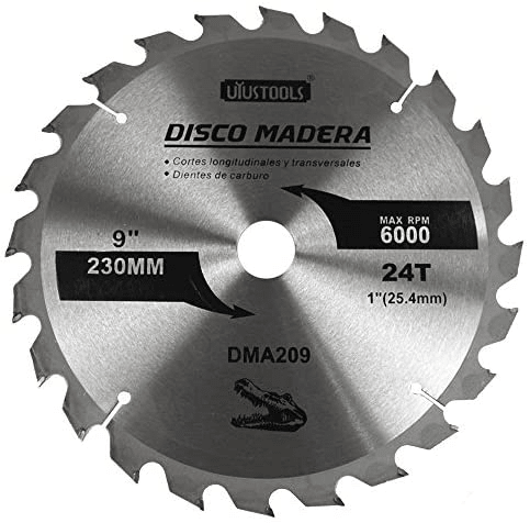 DISCO SIERRA 9 x 24 dtes MADERA UYUSTOOLS F  (DMA209)