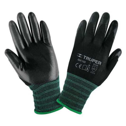 GUANTES NYLON NITRILO TRUPER TALLA M (GU-122)