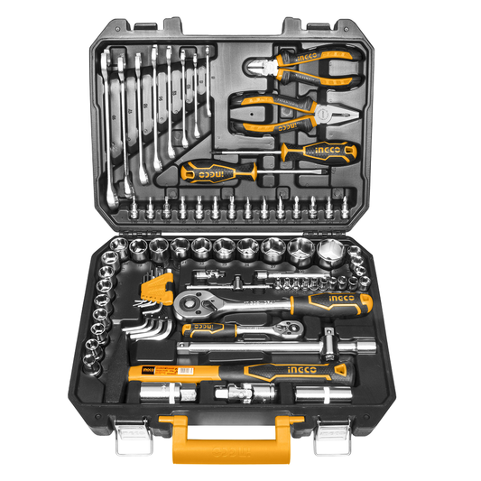 SET DE HERRAMIENTAS MALETIN 77 PIEZAS INGCO (HKTHP20771)