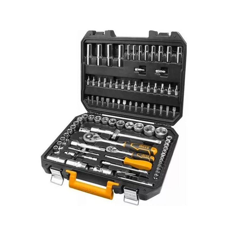 SET DE HERRAMIENTAS 94PCS 1/2´´ + 1/4´´ INGCO (HKTS42941)