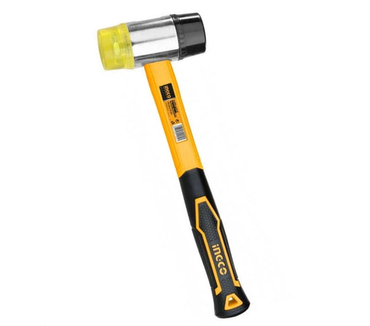 MARTILLO ANTIRREBOTE GOMA/PLASTICO MANGO FV 40MM INGCO (HRPH8140)