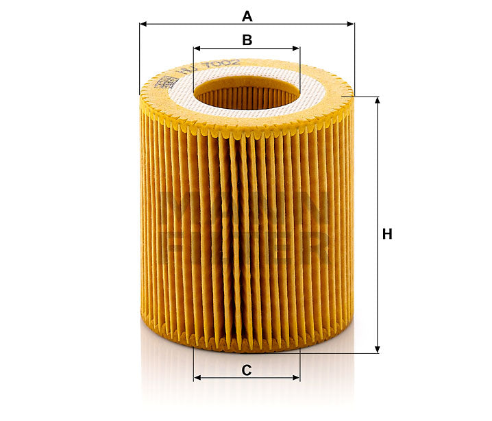 FILTRO ACEITE MANN HU 7002Z