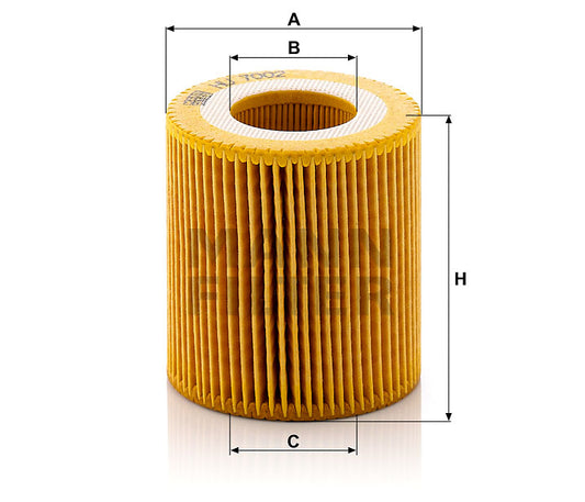 FILTRO ACEITE MANN HU 7002Z