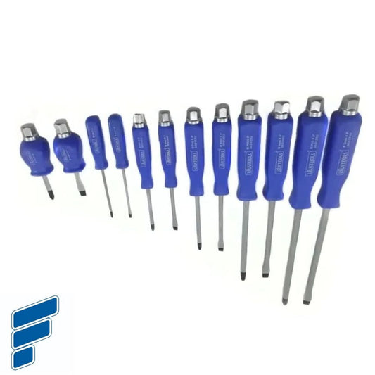 JUEGO DESTORNILLADOR GOLPE 12 PCS BLUE UYUSTOOLS   (DEG12SU)